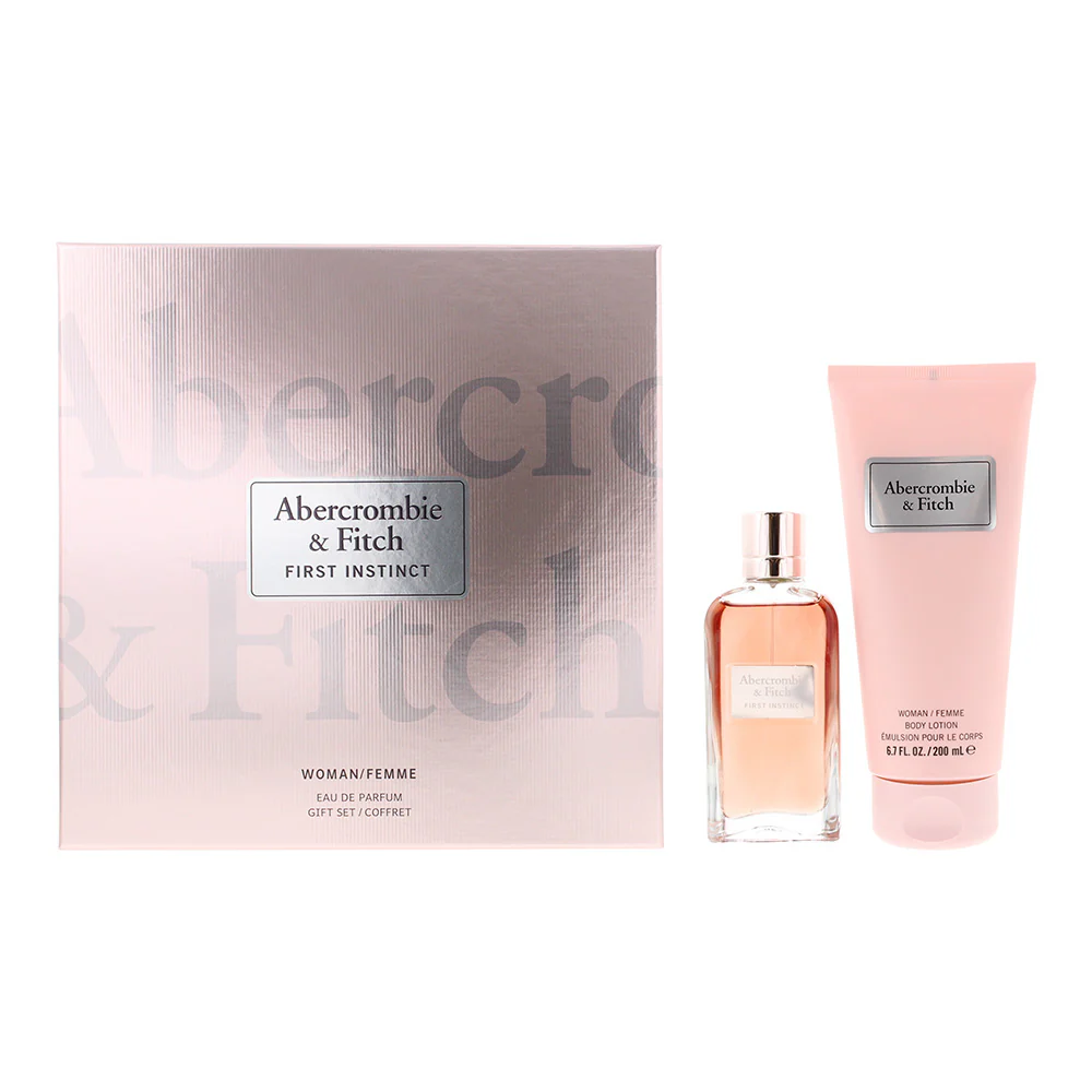 Abercrombie & Fitch First Instinct 2 Piece Gift Set: Eau de Parfum 50ml - Body L