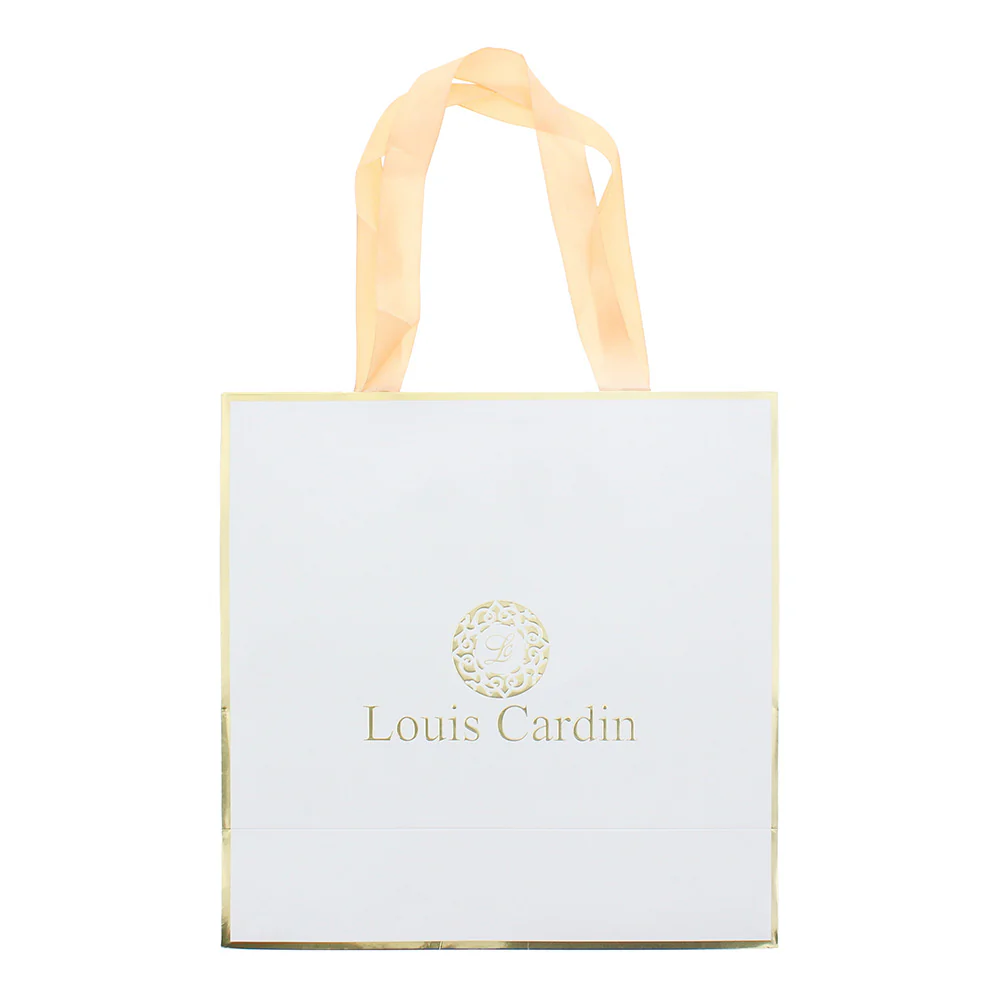 Louis Cardin White Paper Bag